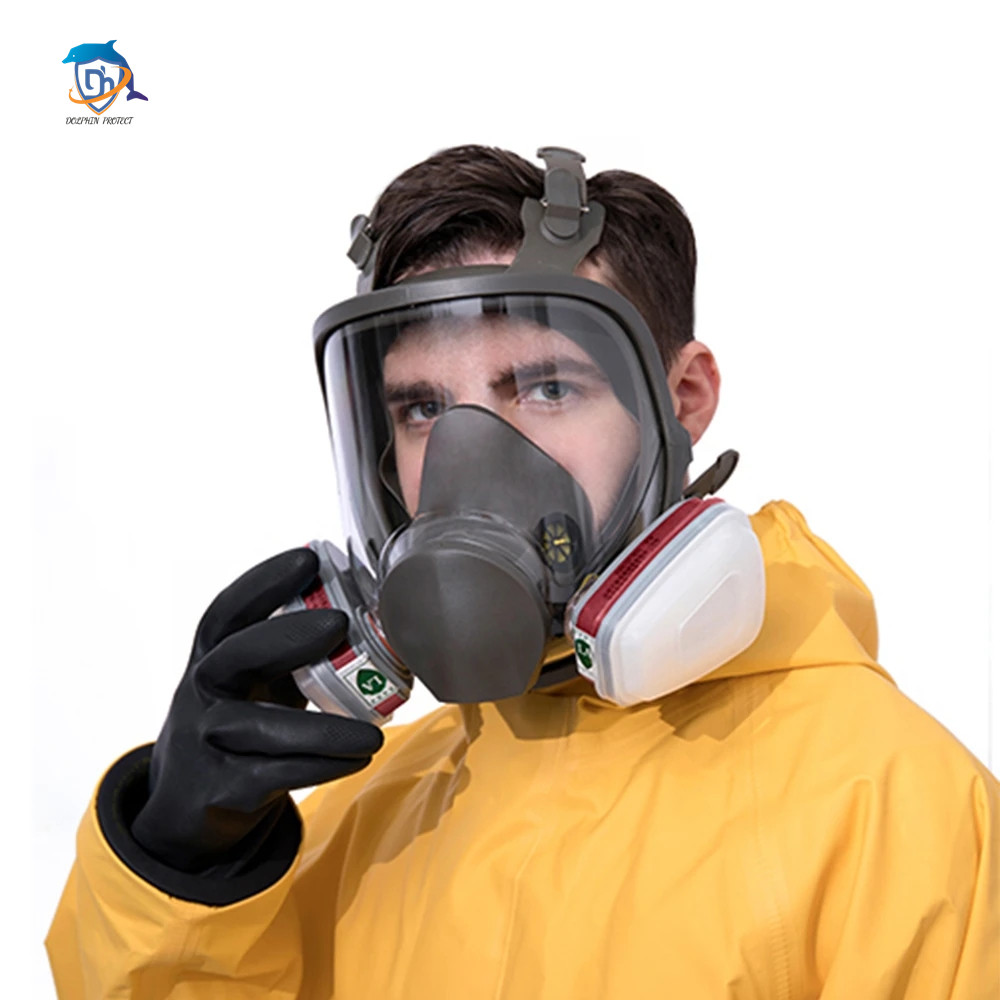 フルフェイススプレー保護マスク、工業用防毒マスクマスク、新型 - Dust Mask Construction のレビューと価格