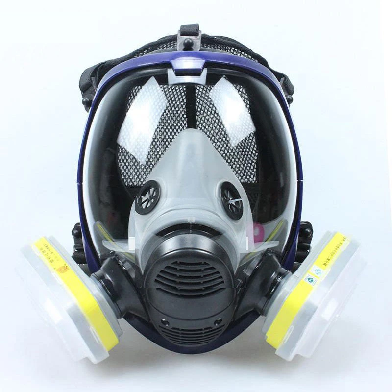 7 in 1シリコンフィルター付き化学マスク,ガスマスク,防 - Dust Mask Construction のレビューと価格