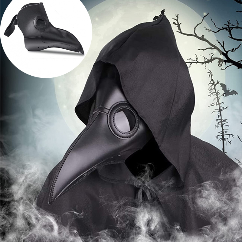 子供と大人のための黒のゴム製ネクタイピンマスク、長い鼻、鳥、 - Disposable Surgical Mask のレビューと価格